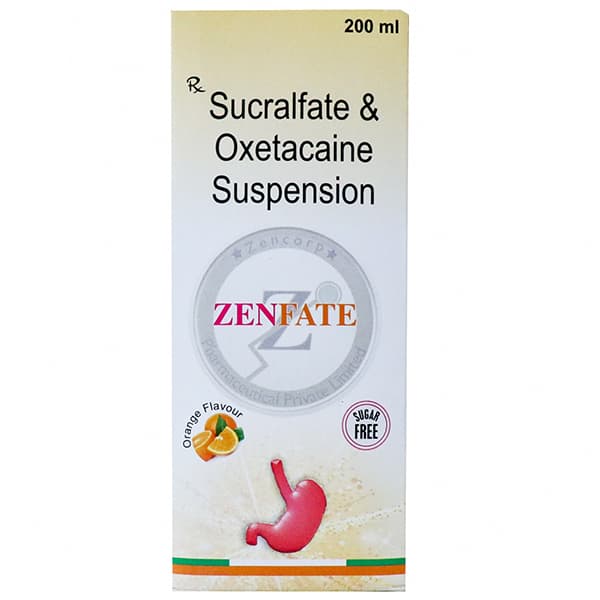 Zenfate Orange Flavour Suspension 200 ml