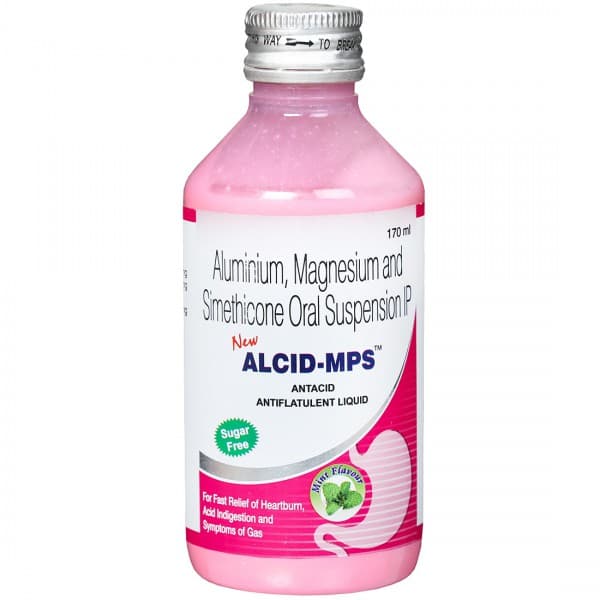 Alcid MPS (New) Mint Flavour Sugar Free Oral Suspension 170 ml