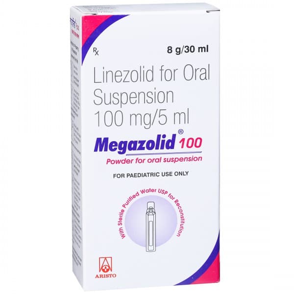 Megazolid 100 mg/5 ml Oral Suspension 30 ml