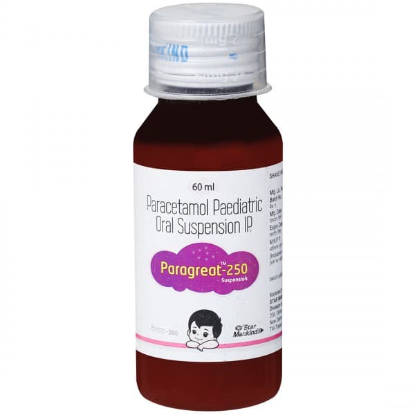 Paragreat (Paediatric) 250 mg Suspension 60 ml