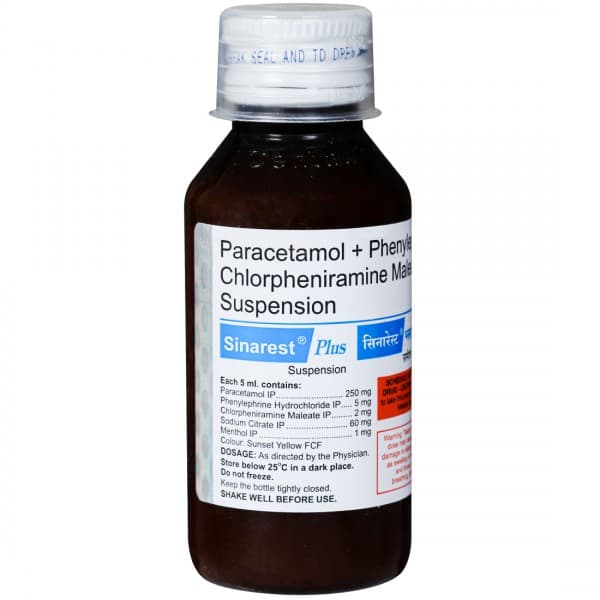 Sinarest Plus Suspension 75 ml