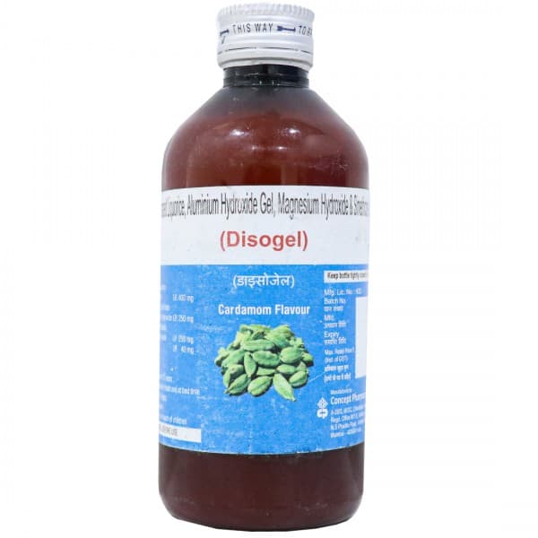 Disogel (Cardamom Flavour) Sugar Free Suspension 200 ml