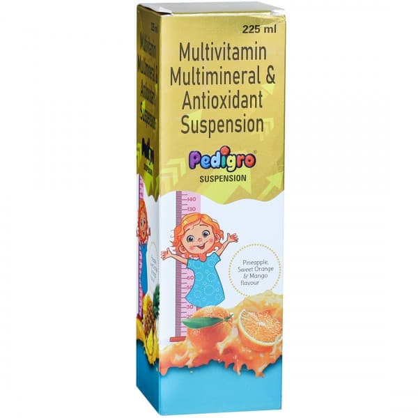 Pedigro (Pineapple, Sweet Orange & Mango Flavour) Suspension 225 ml