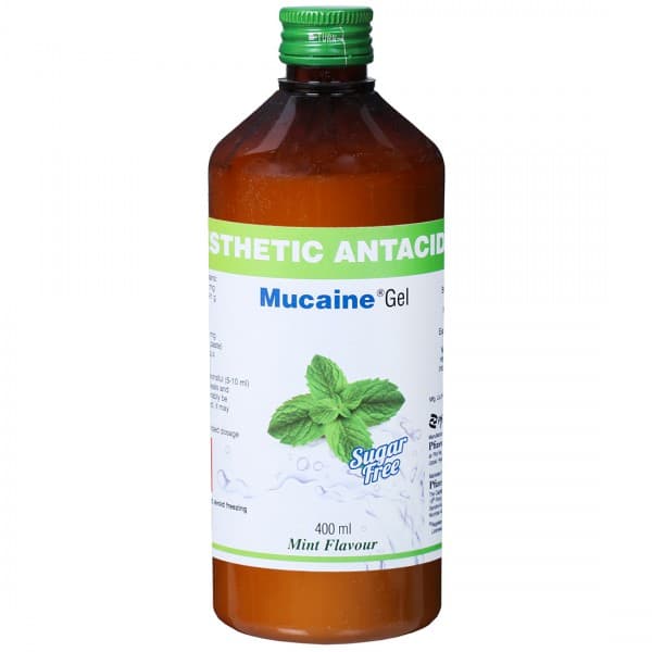 Mucaine Mint Flavour (Sugar Free) Gel 400 ml