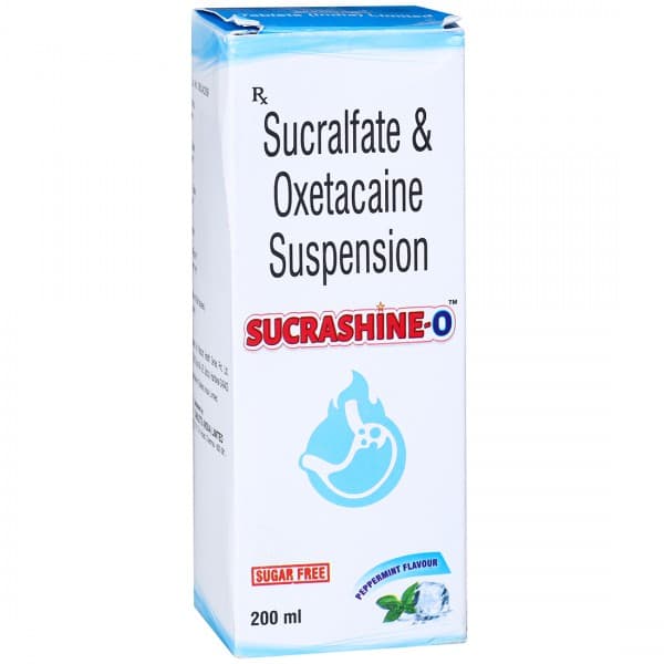 Sucrashine O Sugar Free (Peppermint Flavour) Suspension 200 ml