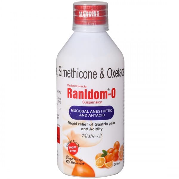 Ranidom O Sugar Free Suspension 200 ml