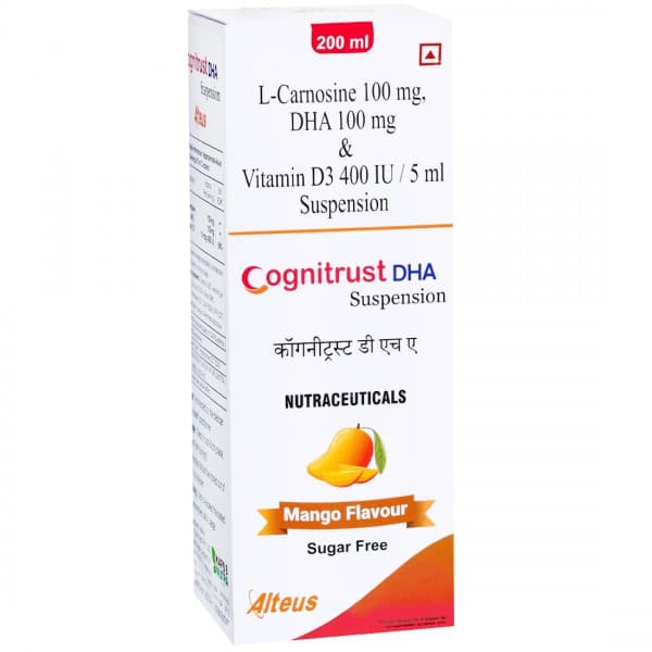 Cognitrust DHA Mango Flavour Sugar Free Suspension 200 ml