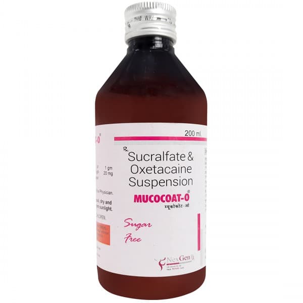 Mucocoat O Sugar Free Suspension 200 ml