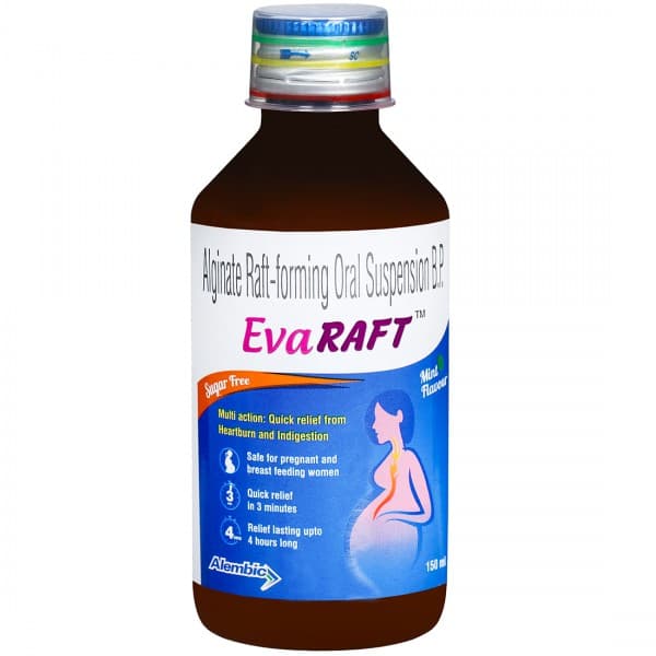 Evaraft Sugar Free Mint Flavour Suspension 150 ml