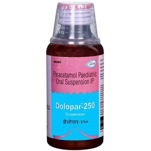 Dolopar 250 mg Suspension 100 ml