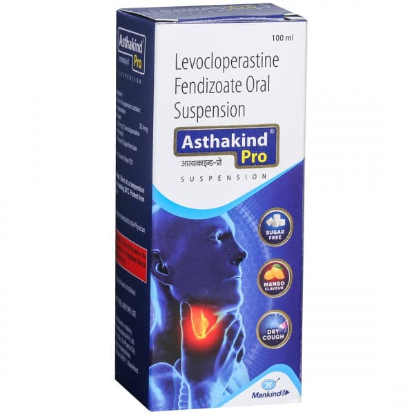 Asthakind Pro Sugar Free Mango Flavour Suspension 100 ml