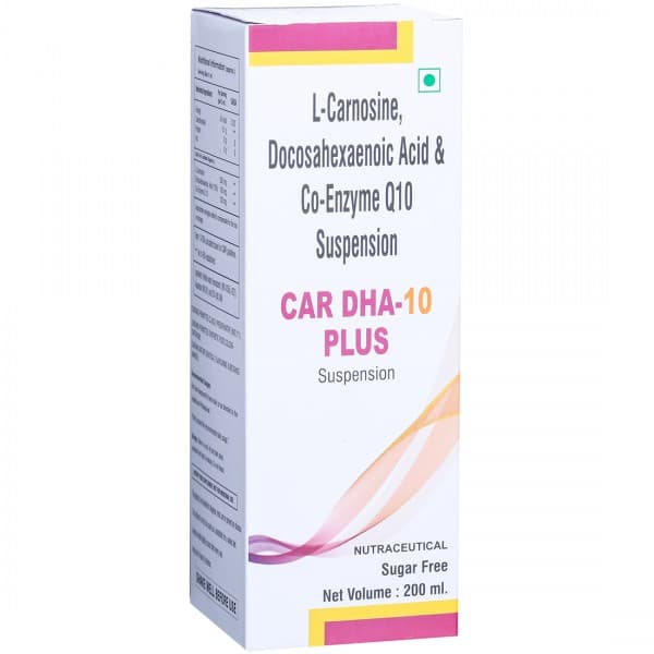 Car Dha 10 Plus Sugar Free Suspension 200 ml