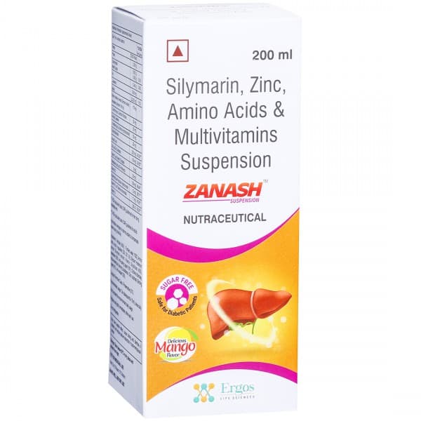 Zanash Sugar Free Delicious Mango Flavour Suspension 200 ml