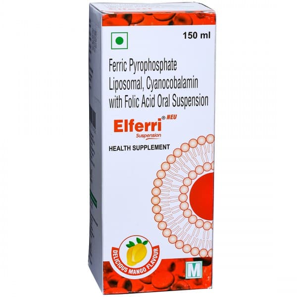 Elferri Neu Delicious Mango Flavour Suspension 150 ml