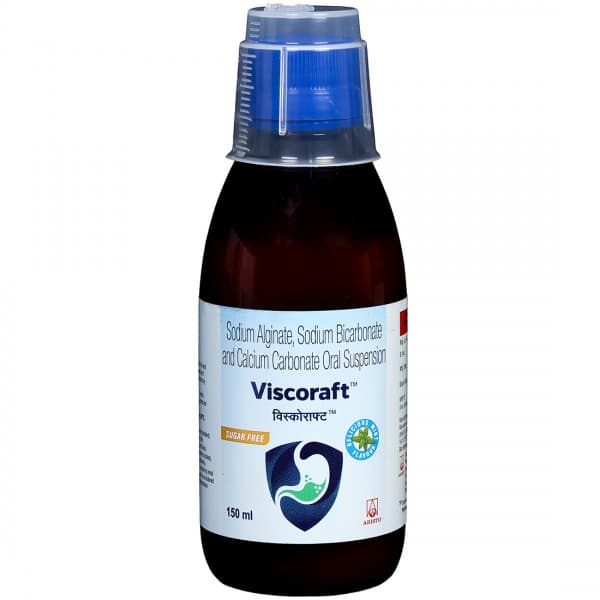 Viscoraft Sugar Free Delicious Mint Flavour Oral Suspension 150 ml