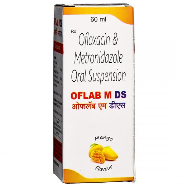 Oflab M DS Mango Flavour Suspension 60 ml
