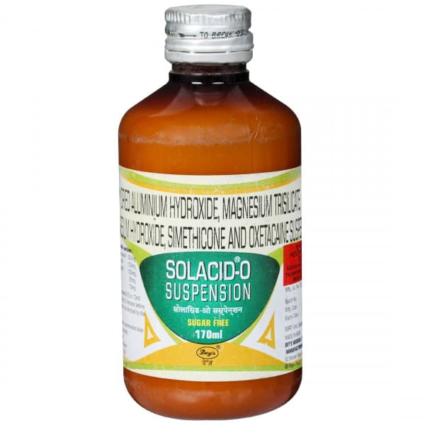Solacid O Sugar Free Suspension 170 ml