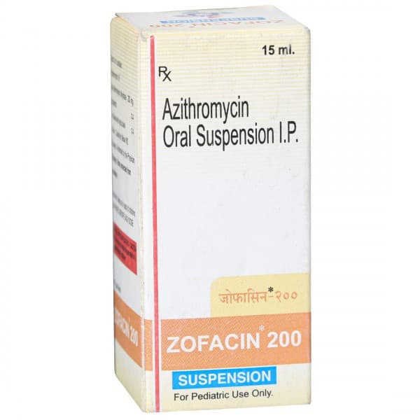 Zofacin 200 mg Suspension 15 ml