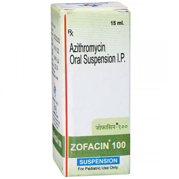 Zofacin 100 mg Suspension 15 ml