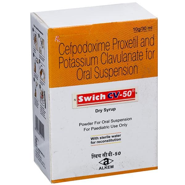 Swich CV 50 mg Dry Syrup 30 ml