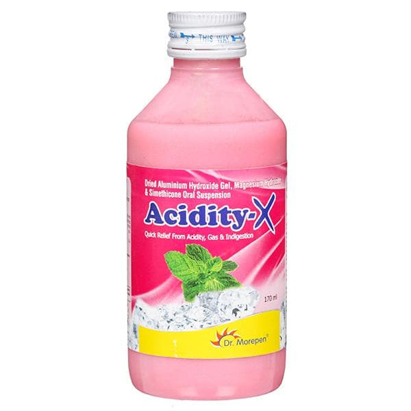 Acidity X Mint Flavour Sugar Free Oral Suspension 170 ml