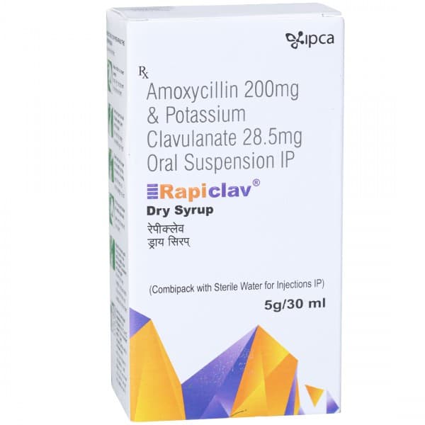 Rapiclav Dry Syrup 5 g/30 ml