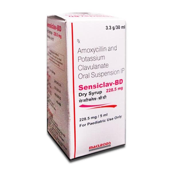 Sensiclav BD 228.5 mg Syrup 30 ml
