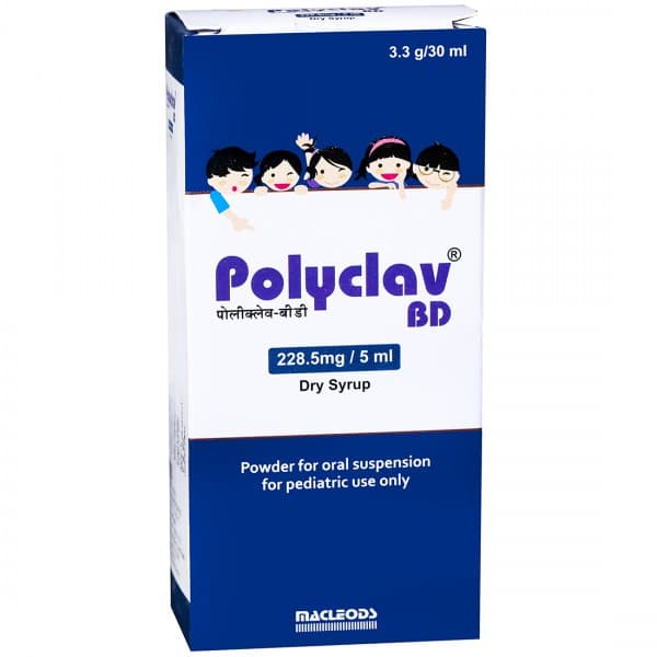 Polyclav BD 228.5 mg Suspension 30 ml