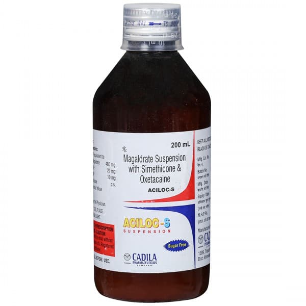 Aciloc S (Sugar Free) Suspension 200 ml