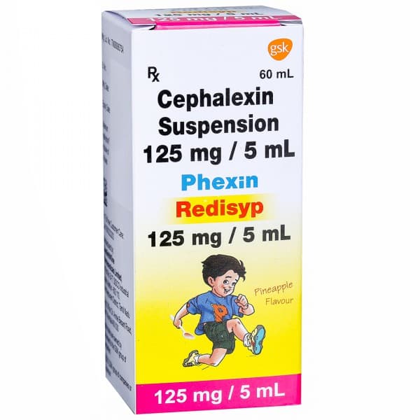 Phexin Redisyp 125 mg/5ml Suspension 60 ml