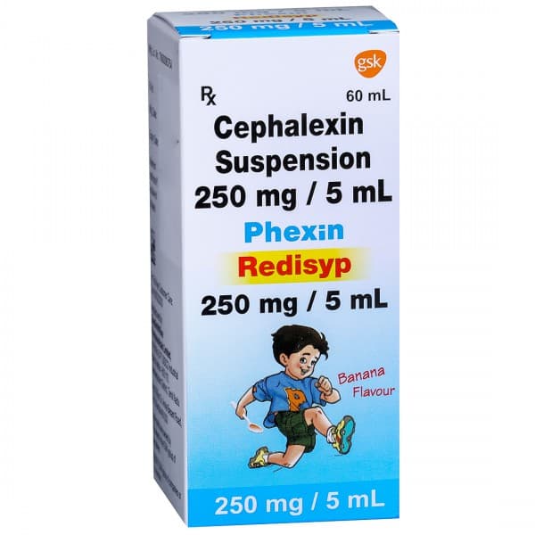 Phexin Redisyp 250 mg/5ml Suspension 60 ml