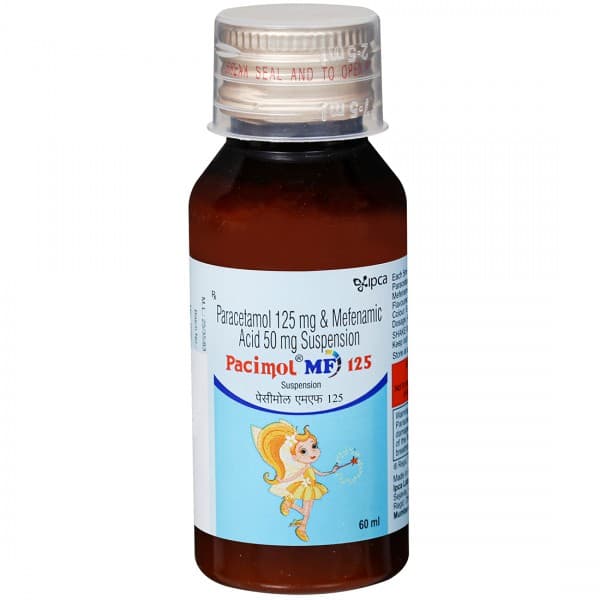 Pacimol MF 125 mg Suspension 60 ml