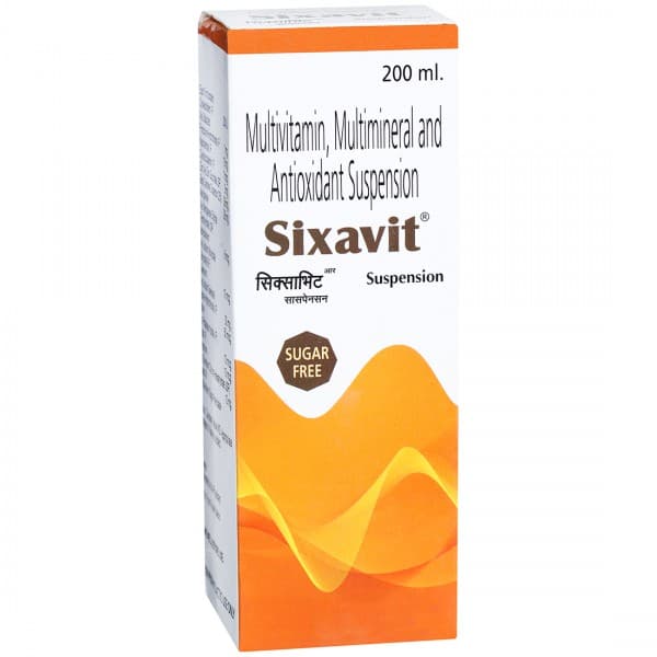 Sixavit Sugar Free Suspension 200 ml