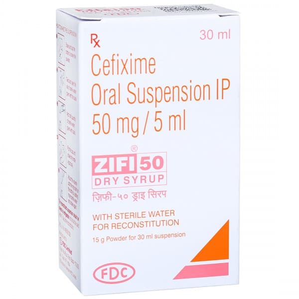 Zifi 50 mg Dry Syrup 30 ml