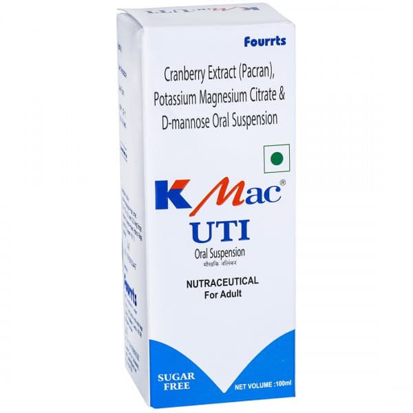 K Mac UTI Sugar Free Oral Suspension 100 ml