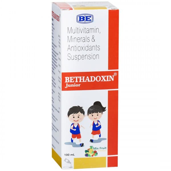 Bethadoxin Junior Mix Fruit Flavour Suspension 100 ml