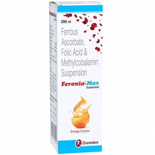 Feronia Max Orange Flavour Suspension 200 ml
