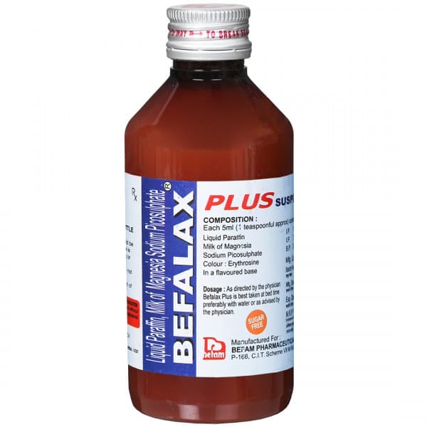 Befalax Plus Mint Flavour Sugar free Suspension 170 ml