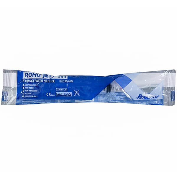 Romo Jet Syringe With Needle 5 ml