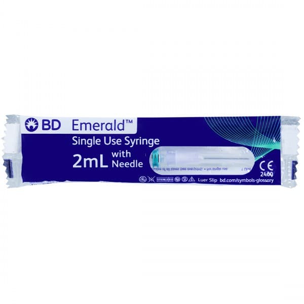 BD Emerald Syringe 2 ml