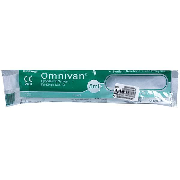 Omnivan (B Braun) Hypodermic Syringe 5 ml