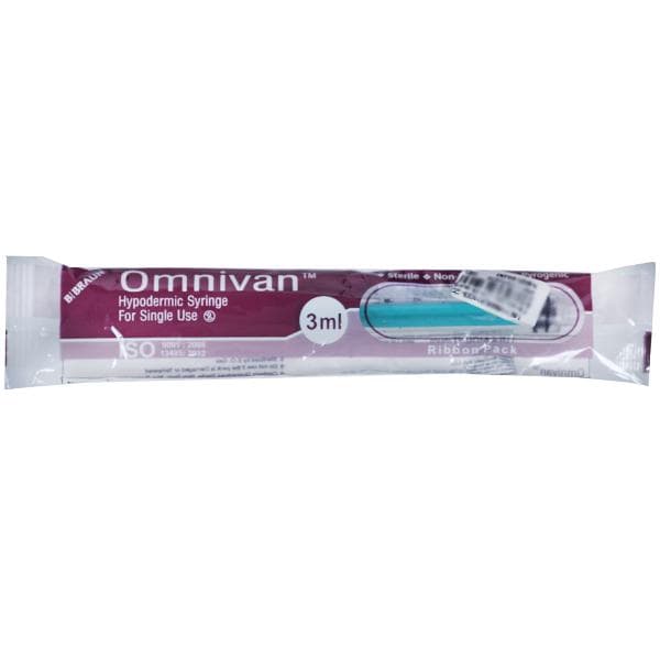 Omnivan (B Braun) Hypodermic Syringe 3 ml