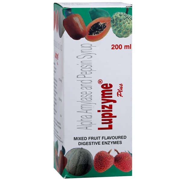 Lupizyme Plus (Mixed Fruit Flavour) Syrup 200 ml