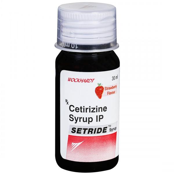 Setride Strawberry Flavour Syrup 30 ml
