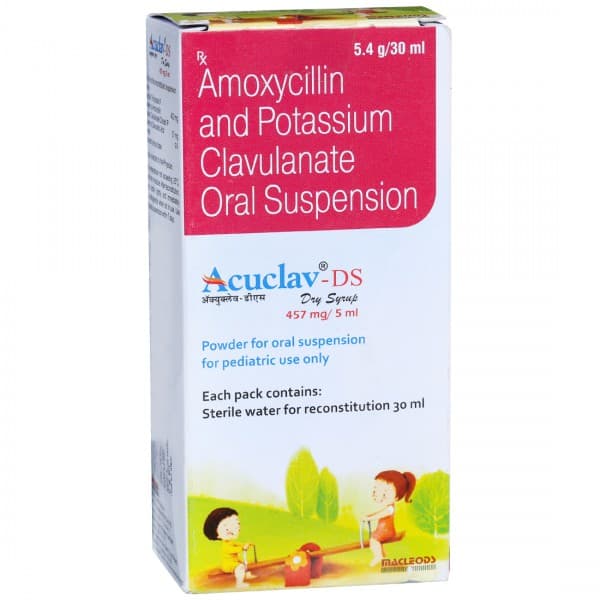 Acuclav DS Dry Syrup 5.4 g/30 ml