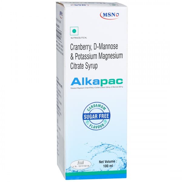 Alkapac Cardamom Flavour Sugar Free Syrup 100 ml