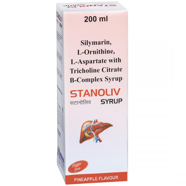Stanoliv Pineapple Flavour Sugar Free Syrup 200 ml