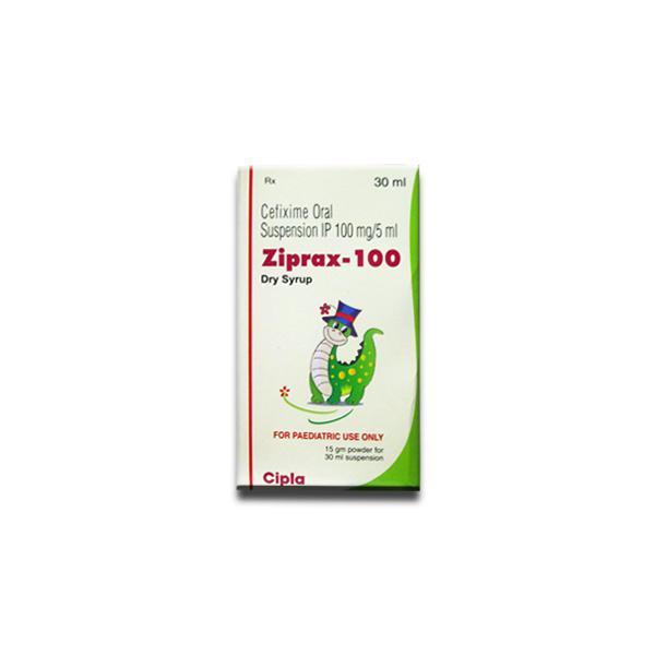 Ziprax Strawberry Flavour 100 mg Dry Syrup 30 ml