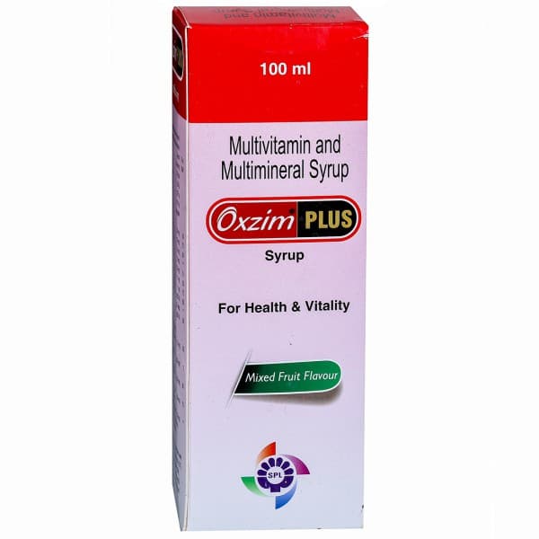 Oxzim Plus Mixed Fruit Flavour Syrup 100 ml