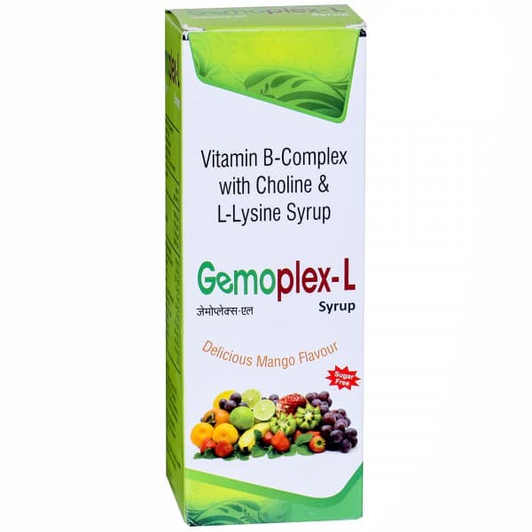 Gemoplex L Mango Flavour Sugar Free Syrup 200 ml